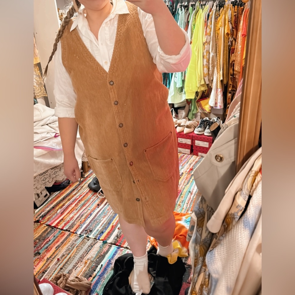 Vintage, corduroyed, Jeans by Express jumper.